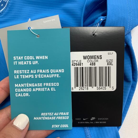 Nike Golf Shirt XXL Dri Fit Performance Top Wild Horse Pass Course Polo *READ - Picture 14 of 16